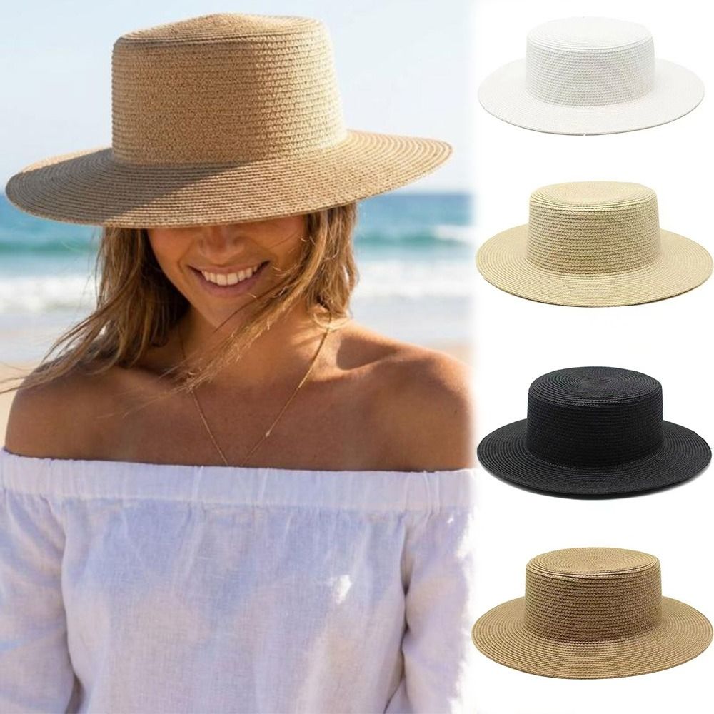 Cappello di paglia alla moda a - Bucket Hat Straw recensione e prezzo